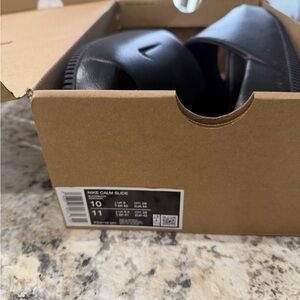 Nike Black Slide Sandals